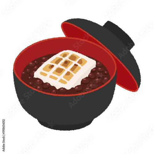 ぜんざいのイラスト