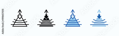 Resilience Icon Sheet Multiple Style Collection Isolated Vector