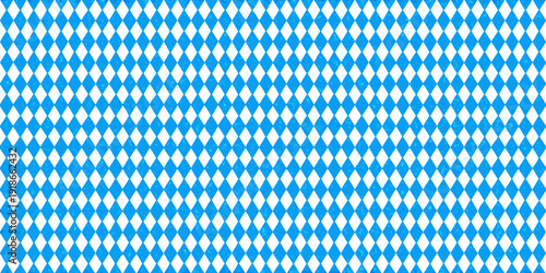 A repeating pattern of blue and white diamond shapes
