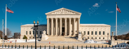 Konstfotografi Supreme court courthouse in united states