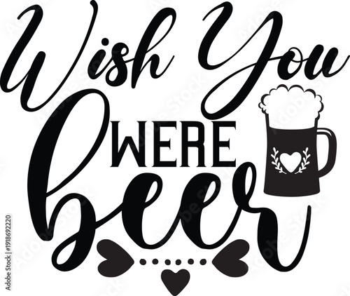 Beer and Wine SVG Design