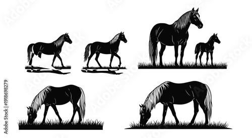 Black silhouette of a loving mother receiving a beautiful flower bouquet from her young daughter in a heartwarming family celebration and mothers day concept