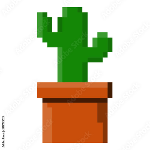 Indoor Flowers in Pixel Art