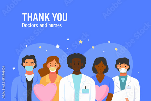 Thank you to doctors and nurses a tribute to frontline healthcare workers