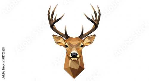 deer head mozaic