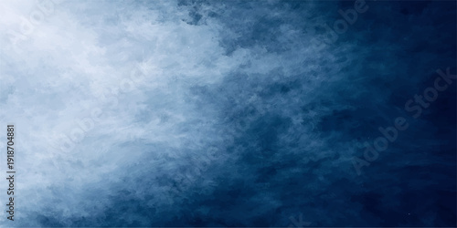 A serene blue sky background with white clouds and bright sun light creates a beautiful summer nature cloudscape over an abstract textured heaven