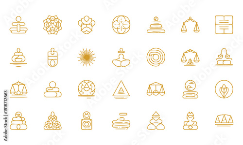 Simple illustration of stacked stones forming a balanced cairn