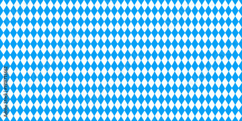 A repeating pattern of bright blue and white diamond shapes