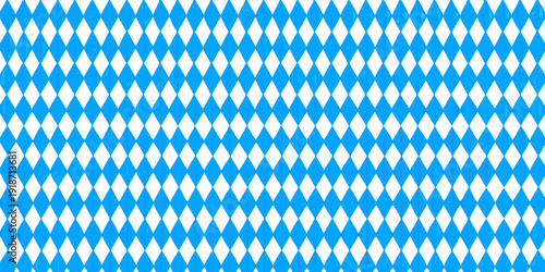 Bright blue and white diamond pattern repeating across the entire image