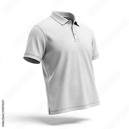 Premium Polo T-Shirt Mockup Design – Realistic Apparel Branding Template for Ecommerce