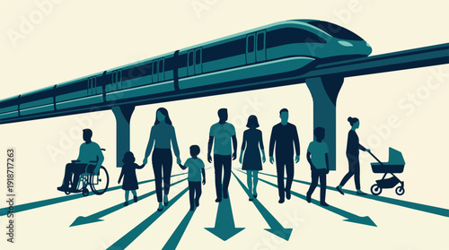 Urban transport system with diverse community and accessibility focus