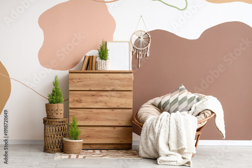 Interior of living room wit...