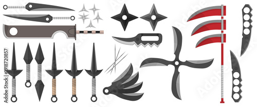 Anime Ninja Weapons