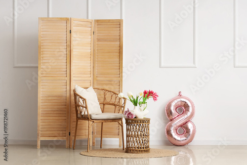 Interior of living room wit...