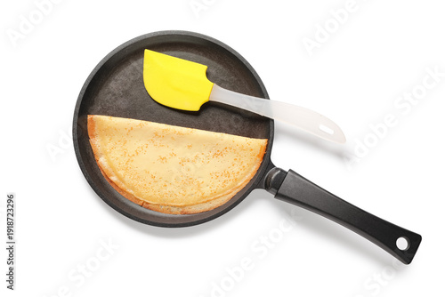 Frying pan with tasty thin ...