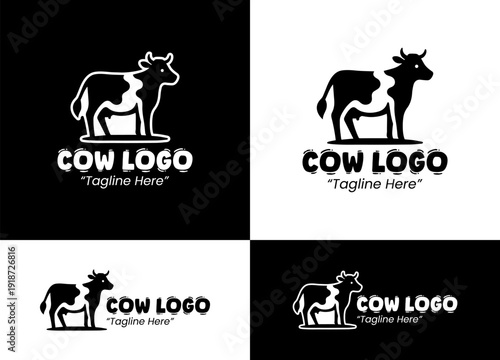 Cow Animal Branding Mark for Dairy and Farm Identity