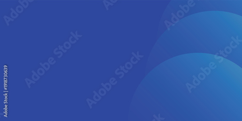 Abstract Blue Gradient Background with Dynamic Wavy Shapes.
