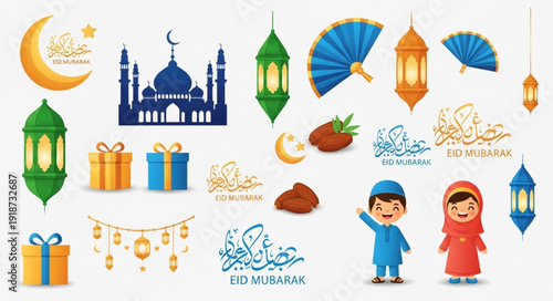 set of religious symbols