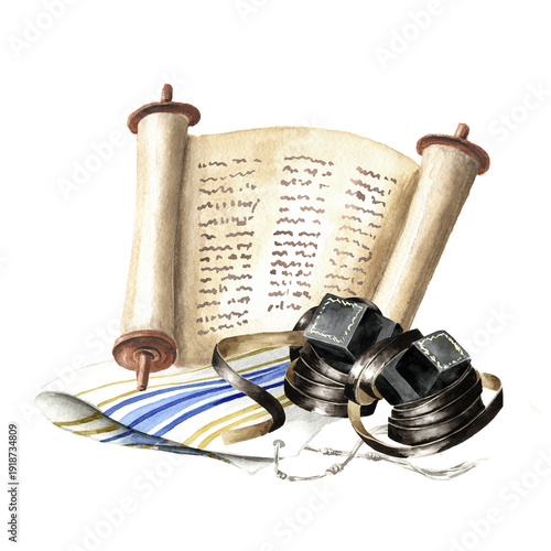 Quadro em tela Bar Mitzvah concept