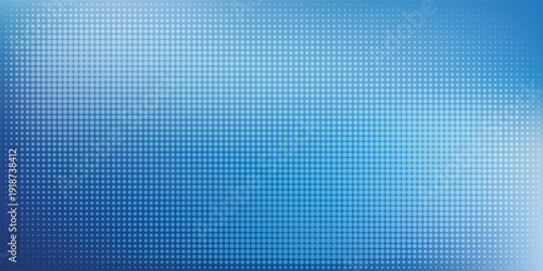 Blue Halftone Dot Pattern Background With Smooth Gradient Modern Graphic Design Texture eps10