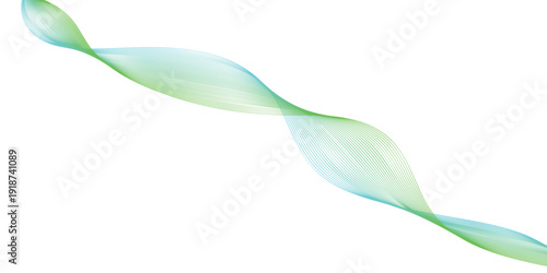 abstract green background with white smoke