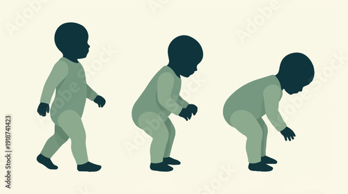 Stages of Baby Movement Development: Walking, Squatting, and Bending Down