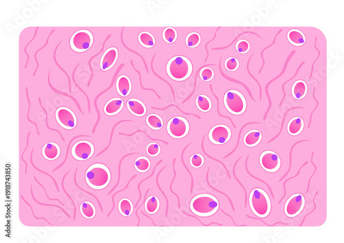 pink background with pink ribbon