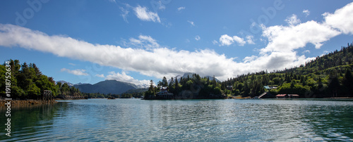 Schilderij op canvas Halibut Cove entrance in Alaska United States