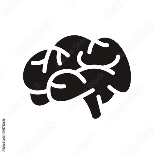 Brain icon representing intelligence and medical science