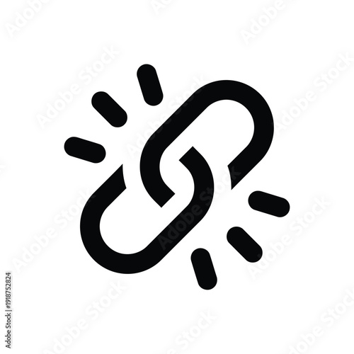 Broken chain link icon representing connection failure or breakup