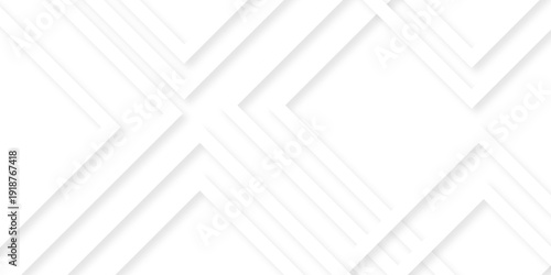 white overlap technology tech grid triangle business digital curve poster and banner web creative origami square rectangle template background.