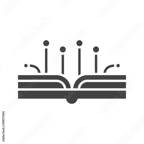 Machine learning book icon