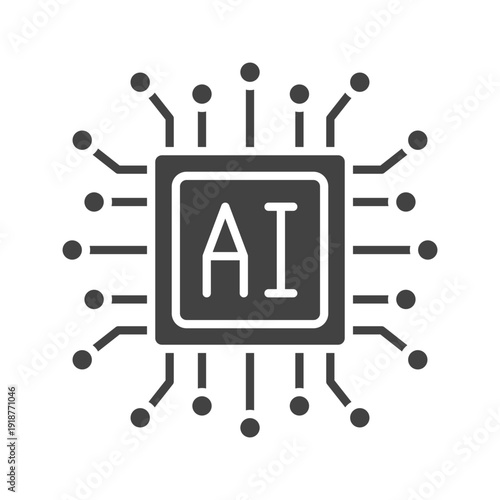 AI chip icon