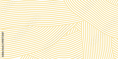 Yellow instant noodles, pasta, and spaghetti textures. vector.