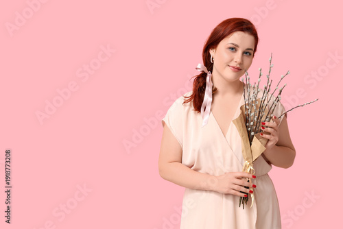 Beautiful young woman with ...