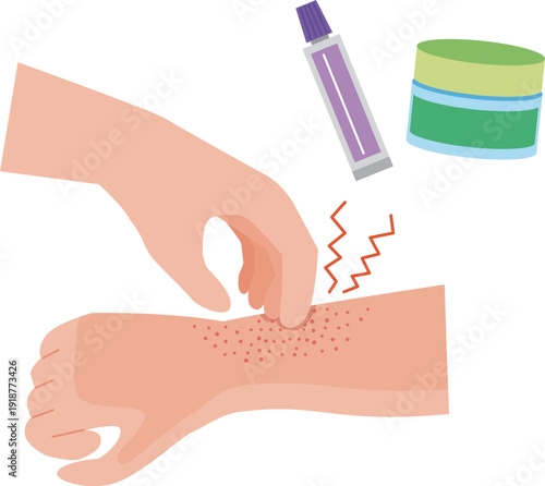 腕のかゆみと薬