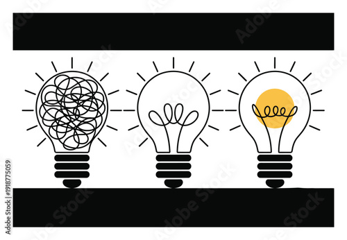 From Chaos to Clarity: The Evolution of an Idea in Lightbulbs
