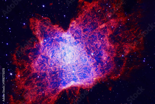 Bright, beautiful galaxy. Elements of this image furnished by NASA