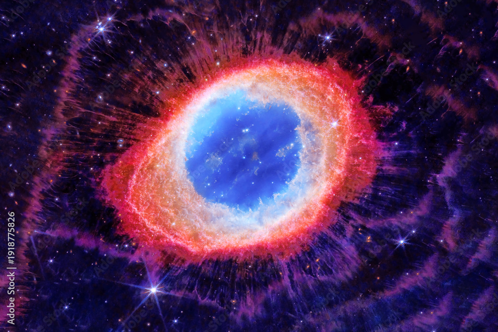 Fototapeta premium God's Eye Nebula. Elements of this image furnished by NASA