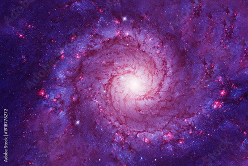Bright, beautiful galaxy. Elements of this image furnished by NASA