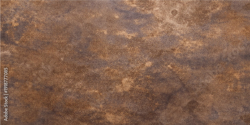 Aged brown leather and rusty metal textures merge into a grungy, antique backdrop featuring stained material and a rough, vintage pattern on a weathered wall surface