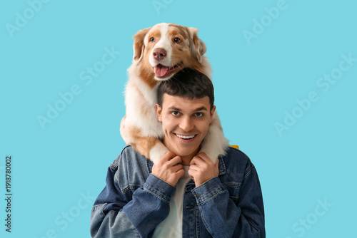 Young man with Australian S...
