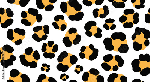 Leopard Print Image, Photography, Animal Pattern, Wildlife Texture, Abstract Design