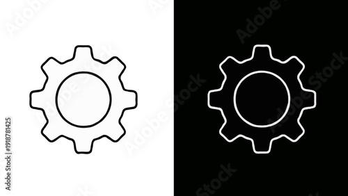 A 3d golden laurel wreath award and seal with ribbon surrounding a metallic gear icon symbolizes industrial power and engineering excellence in this business technology illustration