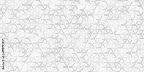 abstract white and gray isometric decoration geometric cube background. vector triangle tile design. Decoration mosaic design retro seamless element wallpaper.