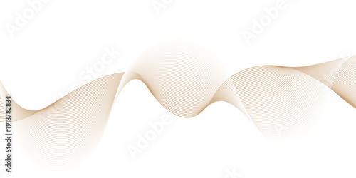 Modern abstract wave digital blue and white geometric technology. Abstract line wave gradient poster blend background vector.