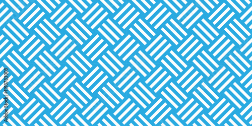 abstract geometric seamless pattern vector blue grid square tile fabric pattern decoration repeating texture background.