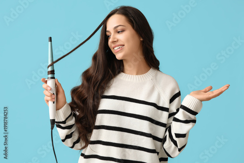 Beautiful young woman with ...