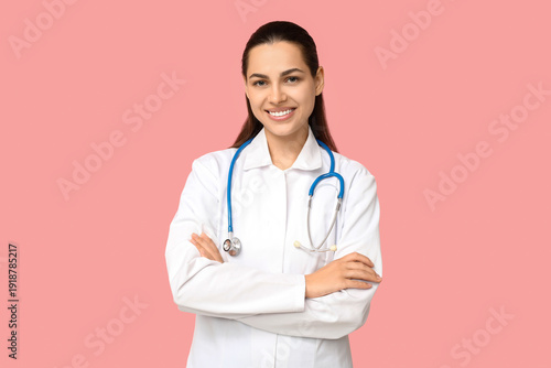 Portrait of young female do...