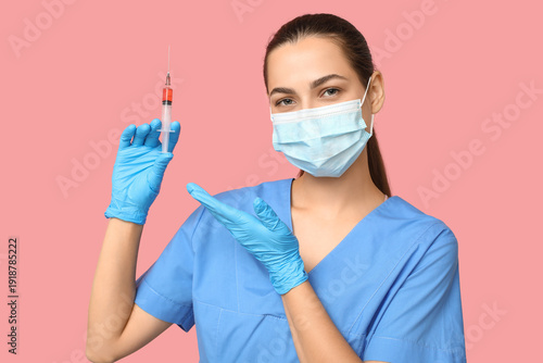 Portrait of female doctor i...